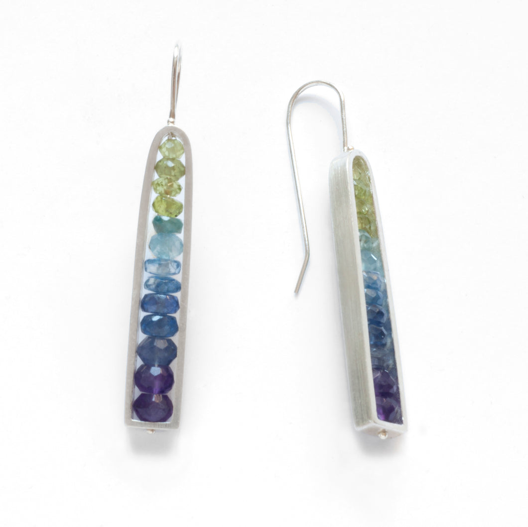 AJ01LE - Half Ellipse Earrings