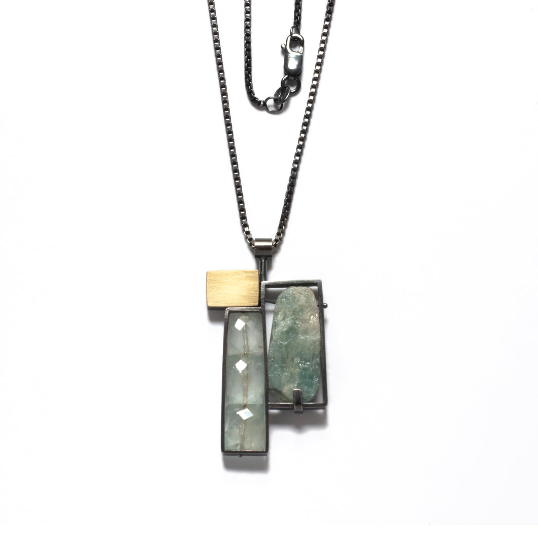 CLR15N-Bix  Three Elements Necklace