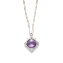 CSJ11N - Diagonal Frame Necklace