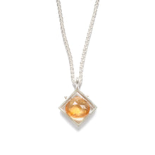 CSJ11N - Diagonal Frame Necklace
