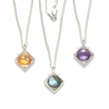 CSJ11N - Diagonal Frame Necklace