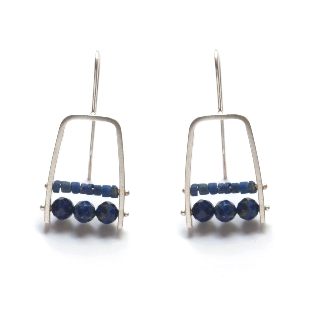 AM01LE Squared Arc Earrings