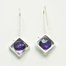 CSJ11LE - Diagonal Frame Earrings