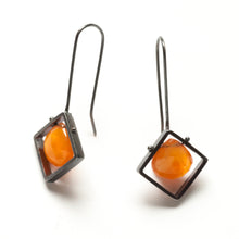 CSJ11LE - Diagonal Frame Earrings