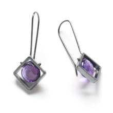 CSJ11LE - Diagonal Frame Earrings