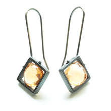 CSJ11LE - Diagonal Frame Earrings