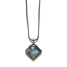 CSJ11N - Diagonal Frame Necklace
