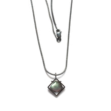 CSJ11N - Diagonal Frame Necklace
