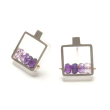 CSJ12PE - Square Frame Earrings, post