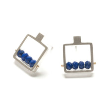 CSJ12PE - Square Frame Earrings, post