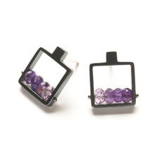 CSJ12PE - Square Frame Earrings, post