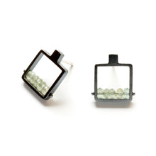 CSJ12PE - Square Frame Earrings, post