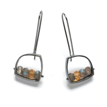 MA01LE - Small Irregular shape Earrings, French wire