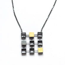 MP91N - Nine Squares Necklace