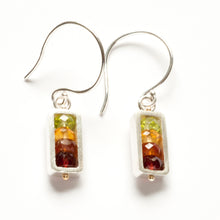 RJ01SE - Vertical Rectangle Earrings, dangle