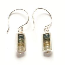 RJ01SE - Vertical Rectangle Earrings, dangle