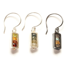 RJ01SE - Vertical Rectangle Earrings, dangle