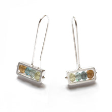 RJ10HE - Horizontal Rectangle Earrings