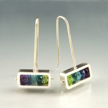 RJ10HE - Horizontal Rectangle Earrings