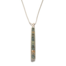 RS01N - Long Rectangle Necklace