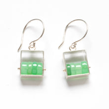 SRJ12SE, SRJ12LE - Rectangle Earrings with Multiple Beads