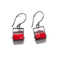 SRJ12SE, SRJ12LE - Rectangle Earrings with Multiple Beads