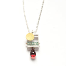 SRJ22N - Sunset Necklace with Teardrop Stone