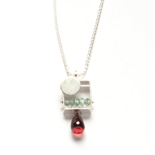 SRJ22N - Sunset Necklace with Teardrop Stone