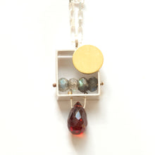 SRJ22N - Sunset Necklace with Teardrop Stone