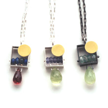 SRJ22N - Sunset Necklace with Teardrop Stone