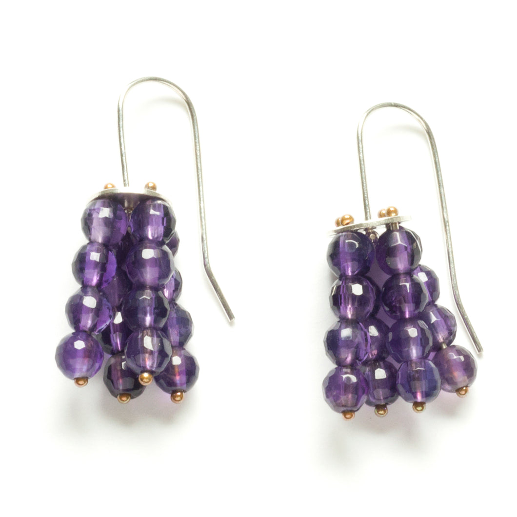 YD01E - Beaded Cluster Earrings