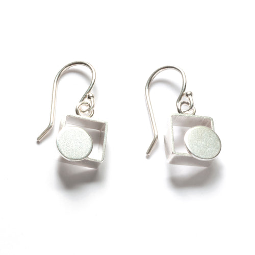 MJ10SE- SMALL Square Earrings