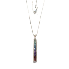 RS01N - Long Rectangle Necklace