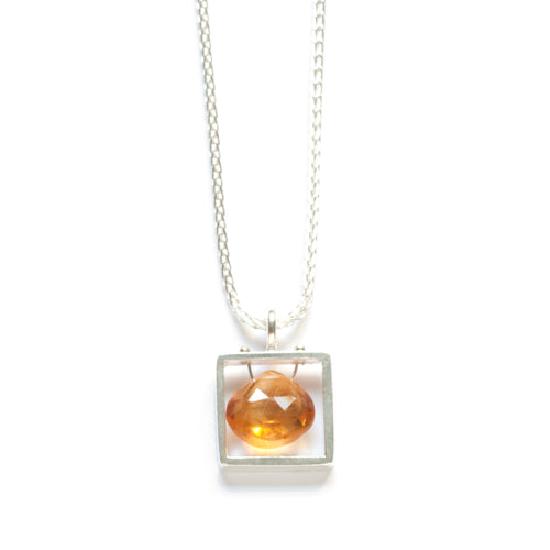 CSJ02N - Square Frame Necklace