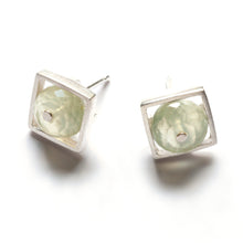 CXM01PE - Square Cage Earrings, post