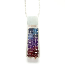 CXR12N - Double Cage Necklace with 2 rows of Stones