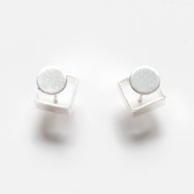 MJ10PE- SMALL Square Earrings, studs