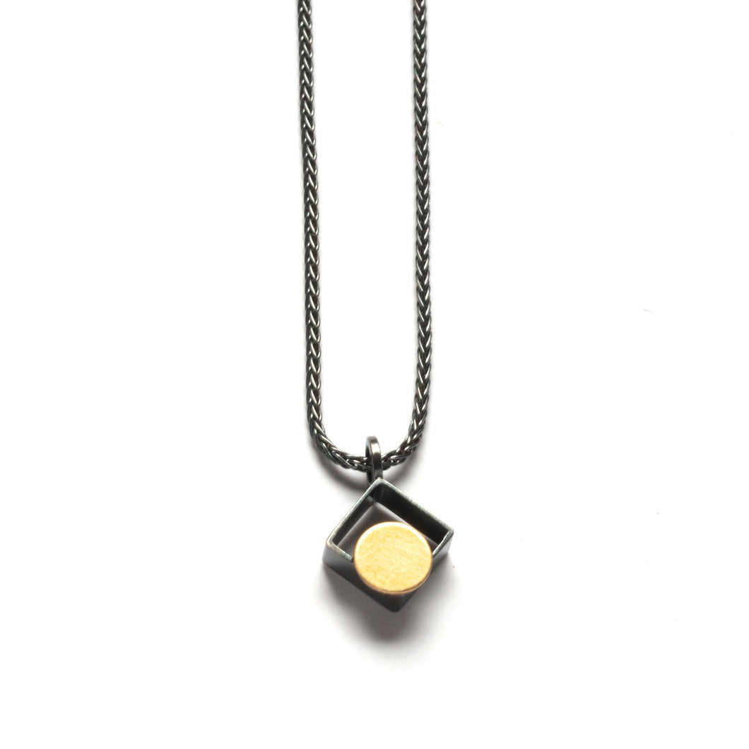 SIA TAYLOR 18K YELLOW GOLD FULL DOT NECKLACE