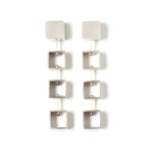 MP14E - Tumbling Mini Square Earrings