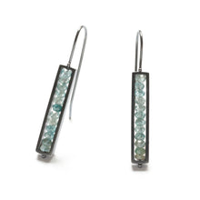 RT01LE - Skinny Rectangle Earrings, French Wire