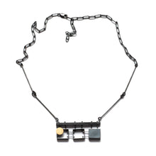 SR13N - Three Rectangles Necklace